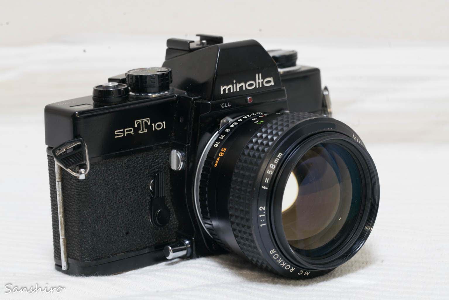 MINOLTA　ミノルタ SRT101 純正 F1.7/50mmレンズ　撮影可能tokupripack