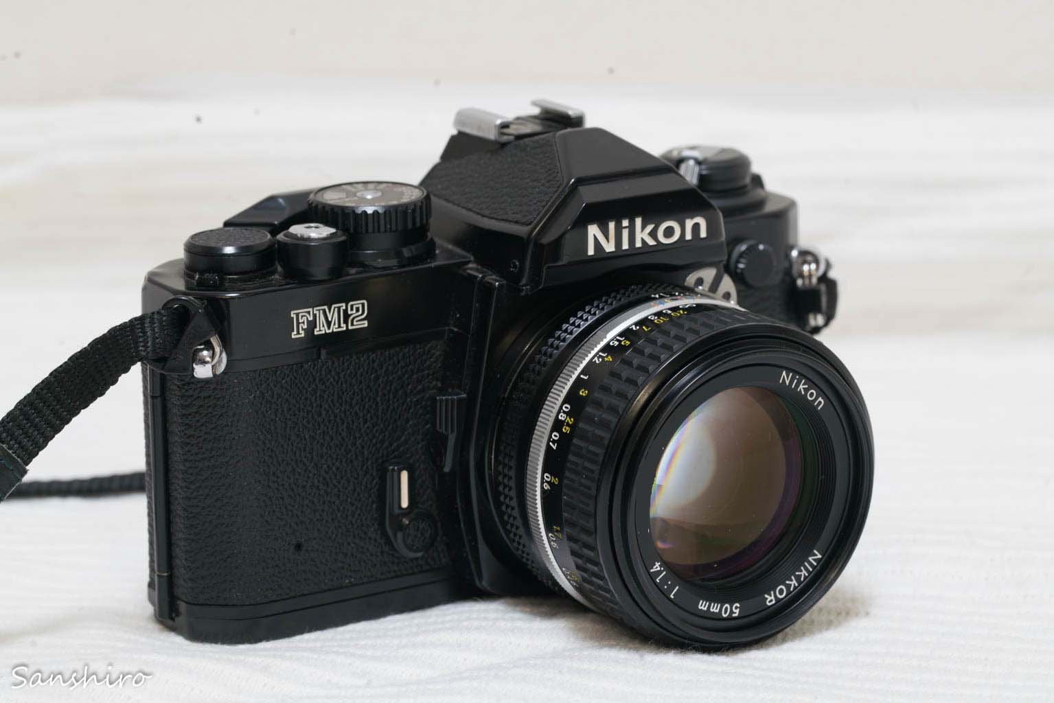 Nikon newFM2 ニッコールレンズ3個 フラッシュ - レンズ(単焦点)