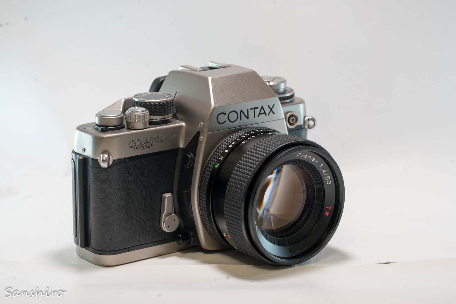 美品】コンタックス CONTAX S2 (60years) レンズ付きフィルムカメラ