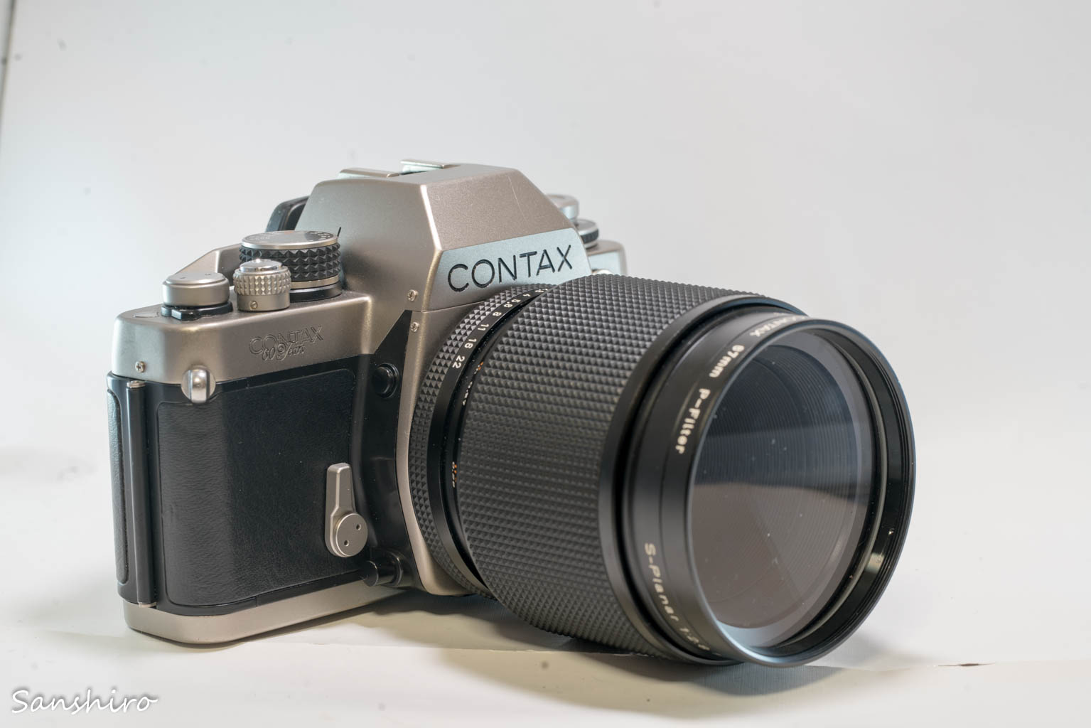 CONTAX S-PLANAR 60MM F2.8マウントアダプター付き