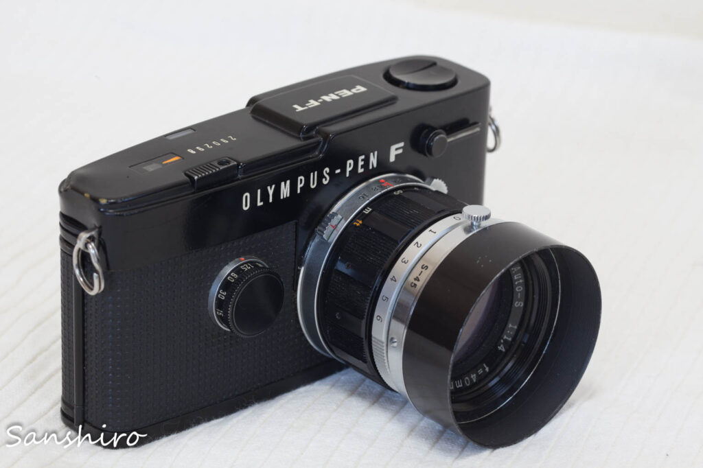 オールドカメラOLYMPUS PEN FTオリンパス オールドカメラ 40mm レンズ付き